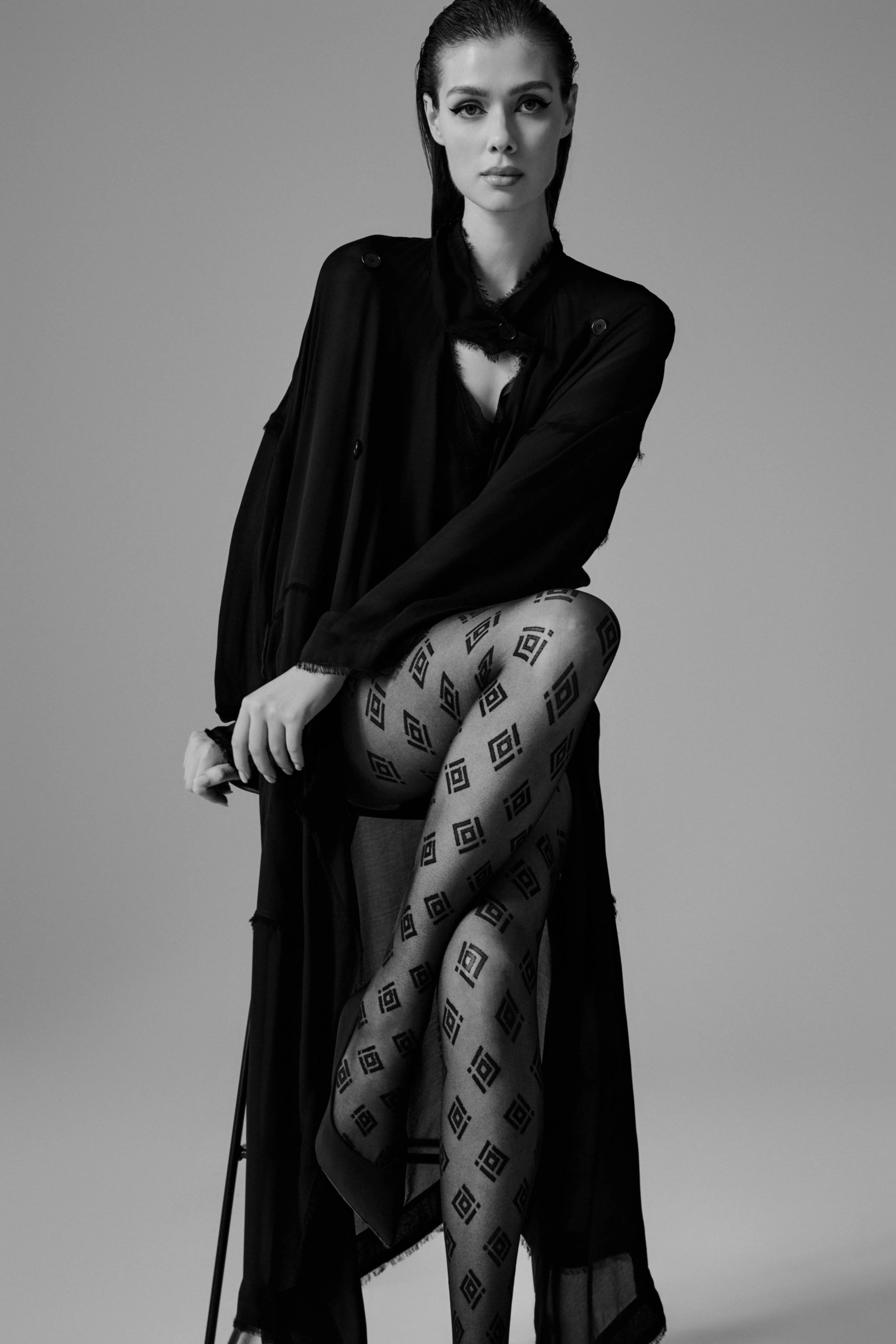 TheRanok.com Fantasy Tights Conte Ingrid - Geometric Pattern — main product shot