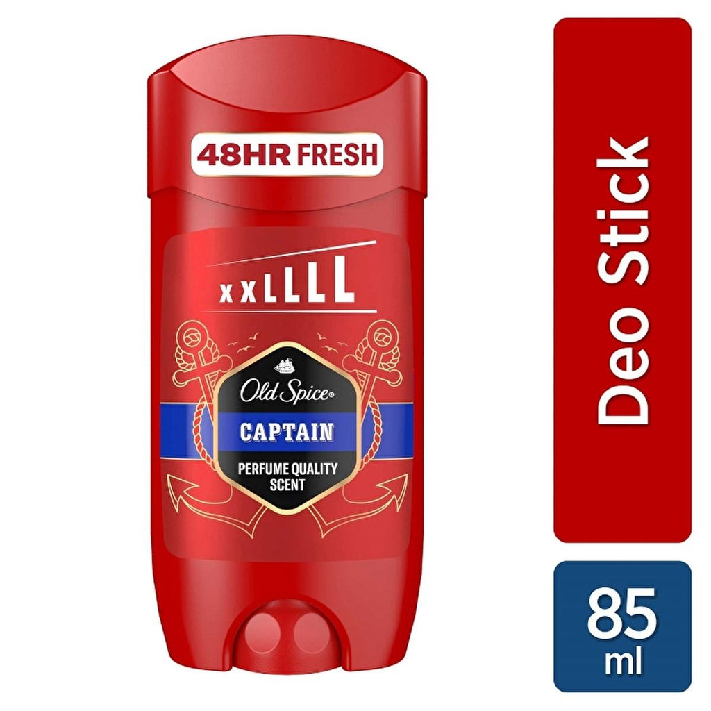 Old Spice Captain XL Men's Deodorant Stick: 48-Hour Odor Protection, Aluminum-Free, No Stains - Long Lasting Fragrance (2.87 fl oz)
