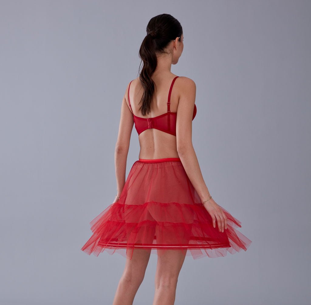Red Short Hoop Skirt Underskirt ( Petticoat Skirt ) – Bridal Port, view 10