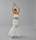 Mermaid Petticoat Skirt, Wedding Dress Underskirt, White Petticoat – Bridal Port