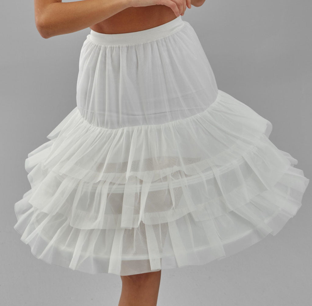 Hoop Skirt, Wedding Dress Underskirt, Black and White Petticoat Skirt – Bridal Port, view 12