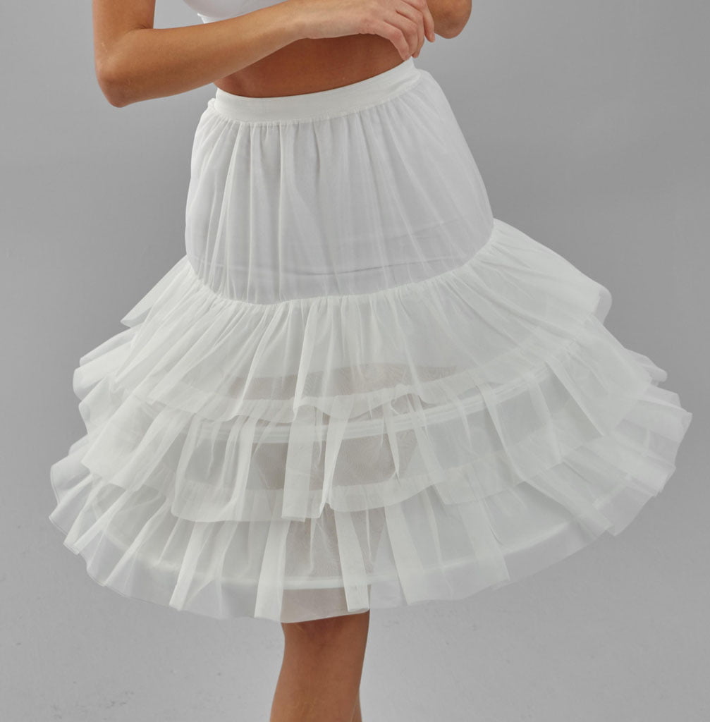 Hoop Skirt, Wedding Dress Underskirt, Black and White Petticoat Skirt – Bridal Port, view 7