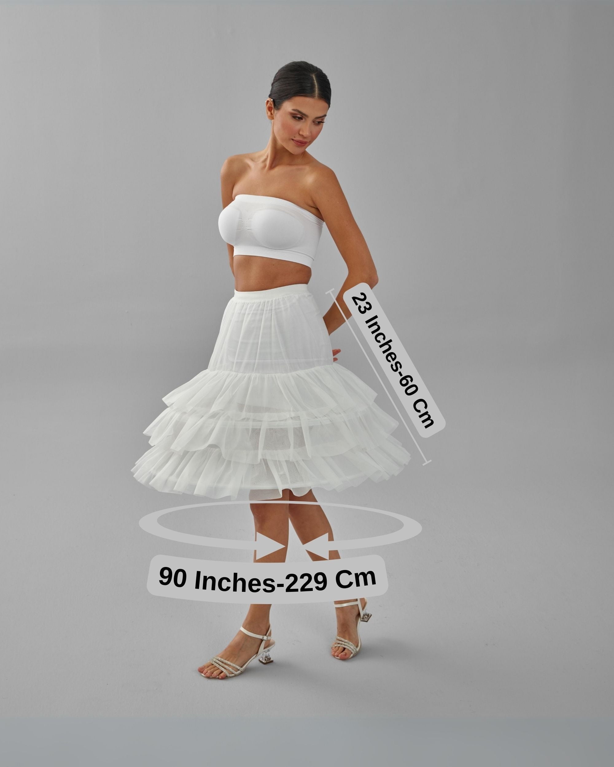Hoop Skirt, Wedding Dress Underskirt, Black and White Petticoat Skirt – Bridal Port