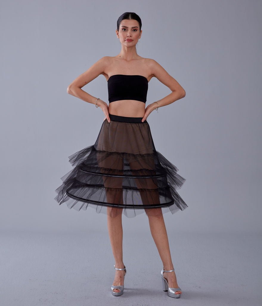 Black Petticoat Skirt – Bridal Port, view 5