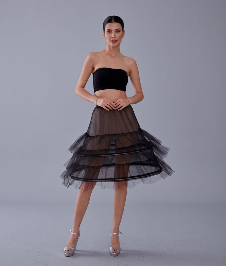 Black Petticoat Skirt – Bridal Port, view 8