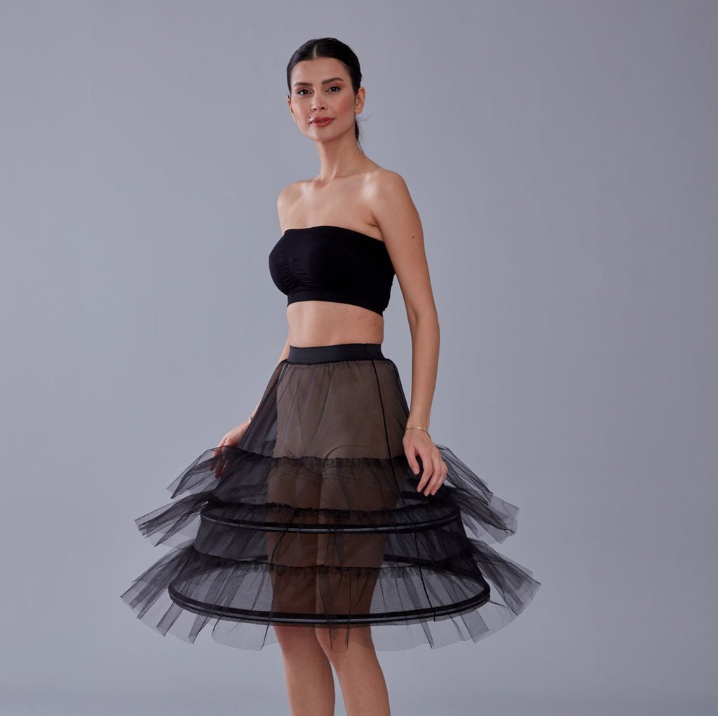 Black Petticoat Skirt – Bridal Port, view 9