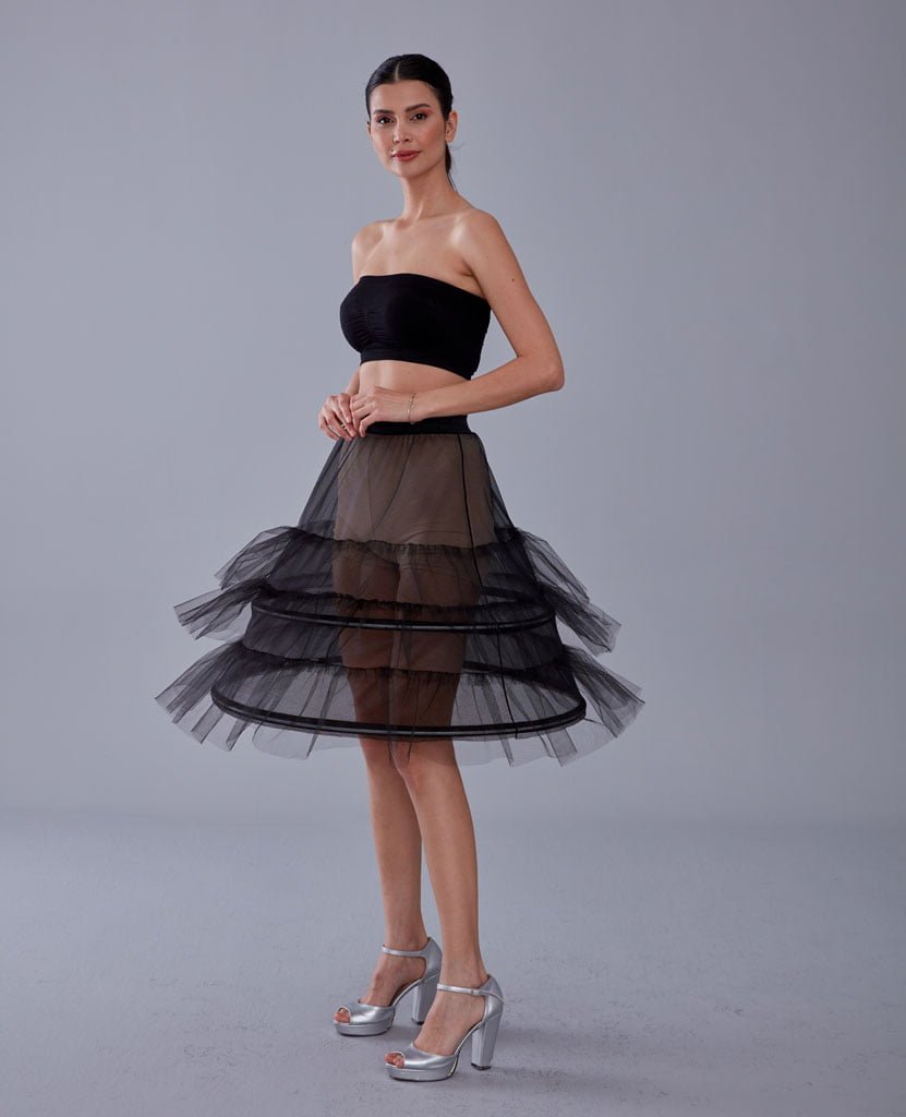 Black Petticoat Skirt – Bridal Port