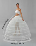 Hoop Skirt ,Wedding Dress Underskirt, White Petticoat Skirt – Bridal Port