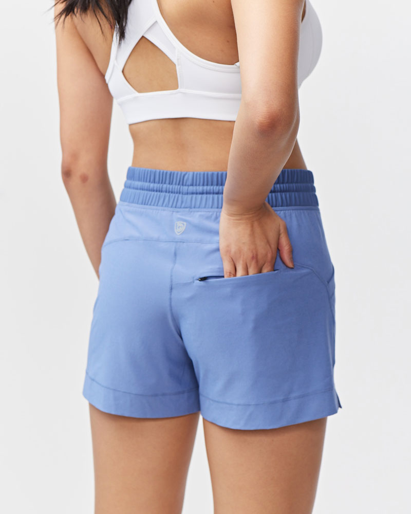 Goal Five Triple V Womens Athletic Shorts — in-use photo
