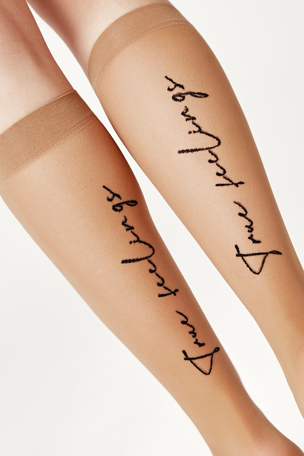 TheRanok.com Fantasy Knee Highs Conte True Love - Elastic Band and Printed Design — alternative angle