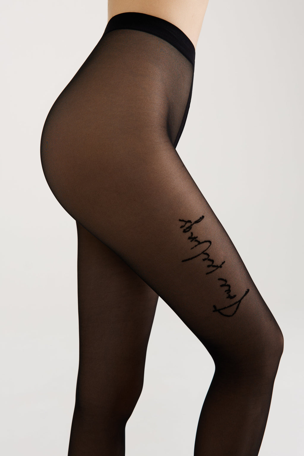TheRanok.com Fantasy Tights Conte True Love - Tattoo Style Print — alternative angle
