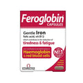 Vitabiotics Feroglobin Liquid Gentle Iron Supplement - Gentle on Stomach, Easy Absorption, 30 Capsules