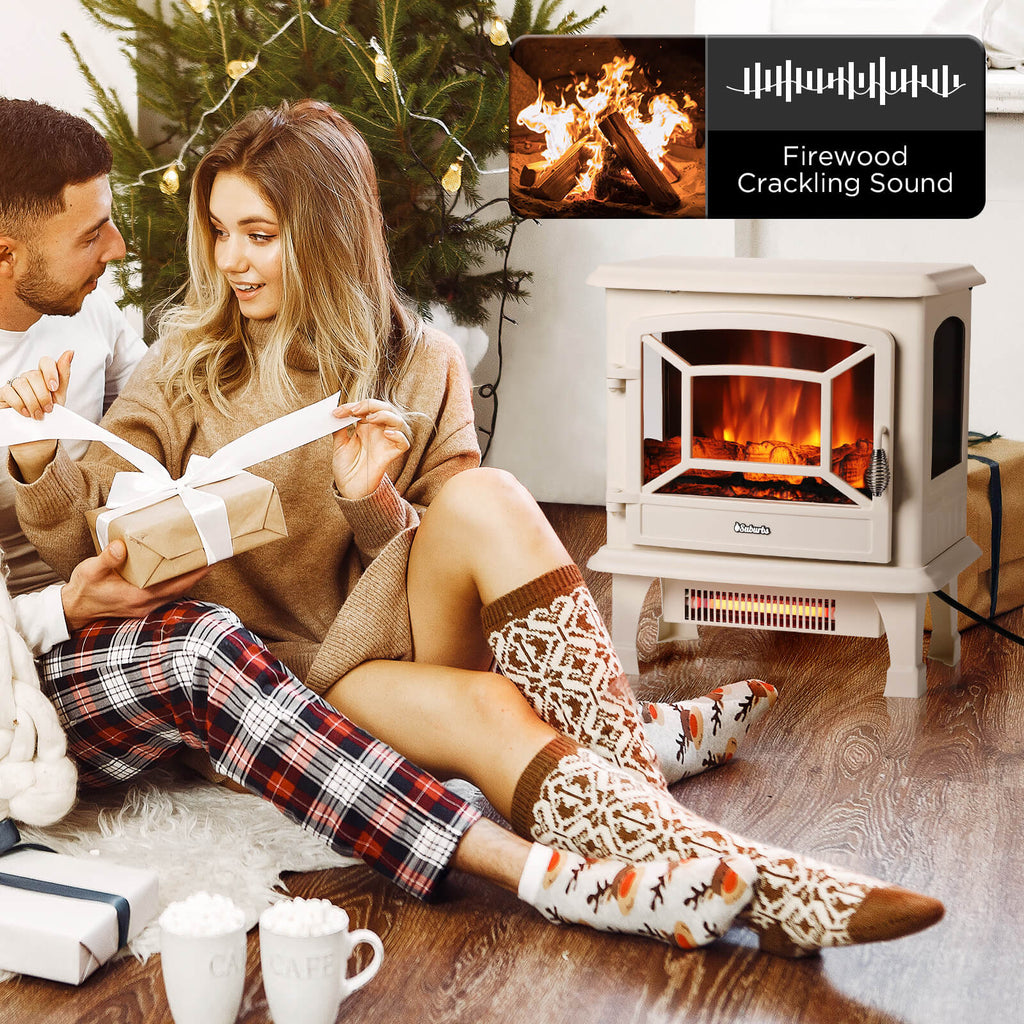 Suburbs TS20-SD Electric Fireplace Stove Heater with Sound – TURBRO, view 9