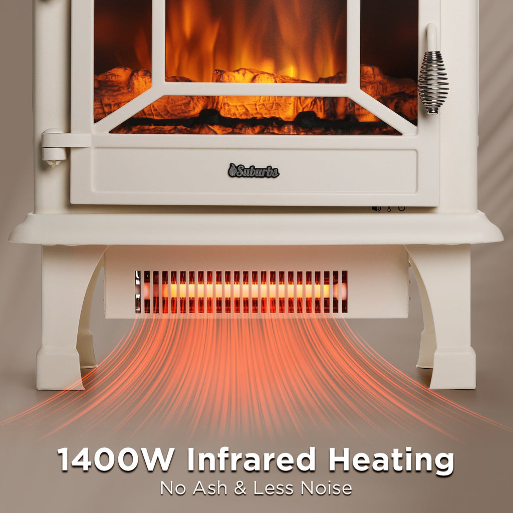 Suburbs TS20-SD Electric Fireplace Stove Heater with Sound – TURBRO, view 10