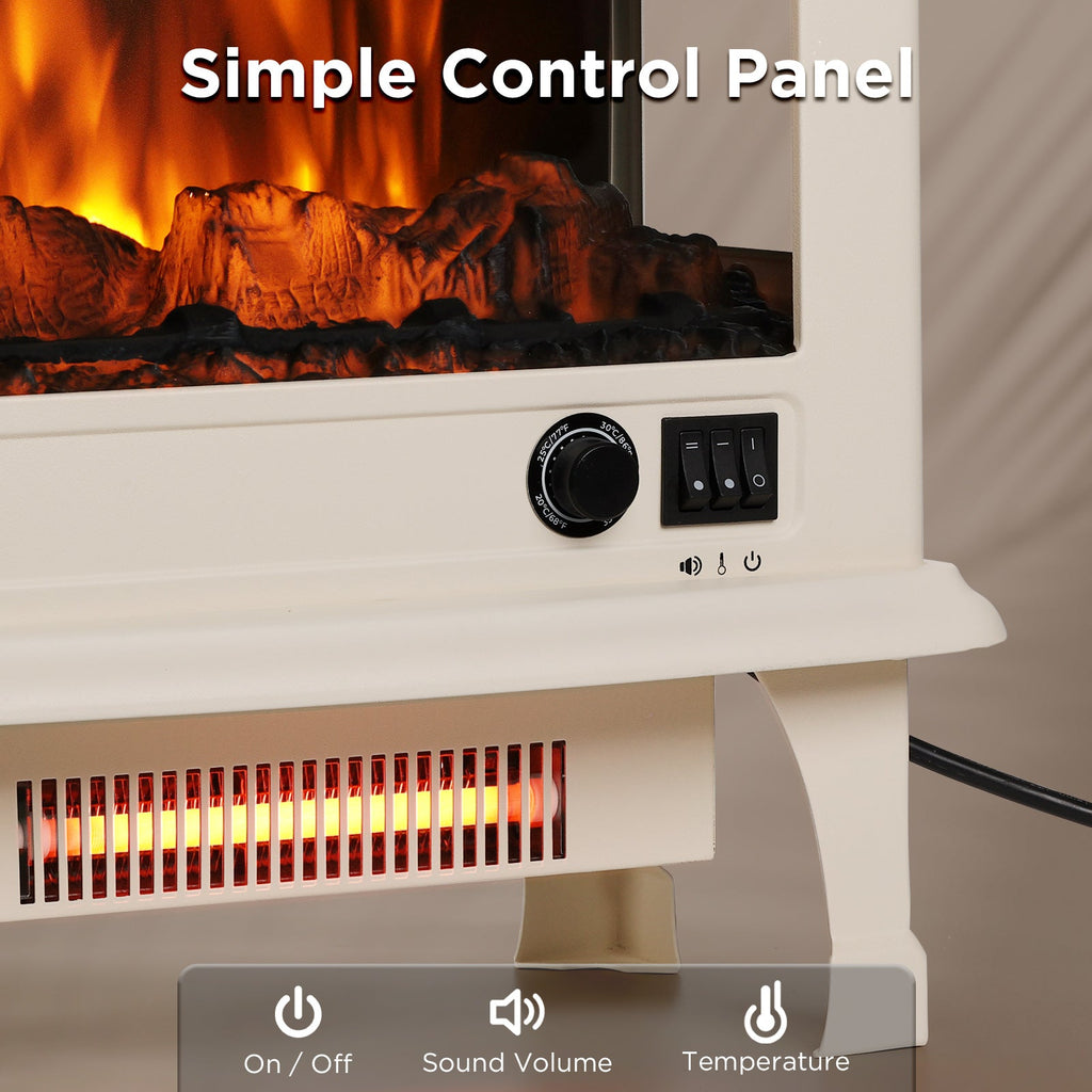 Suburbs TS20-SD Electric Fireplace Stove Heater with Sound – TURBRO, view 12