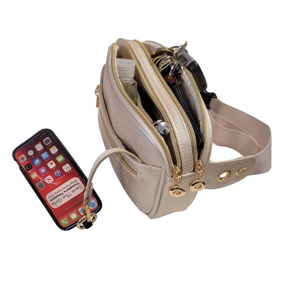 SaveTheGirls Travelers Treasure RFID — size reference