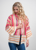 KADOU BOUTIQUE Trisha Crochet Detail Jacket — main product shot