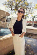 profile-nyc PINSTRIPE BLAZER — main product shot