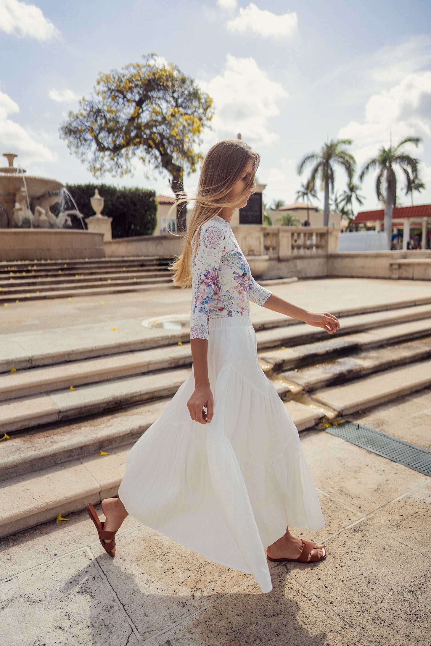 profile-nyc FLOWY SKIRT — lifestyle context