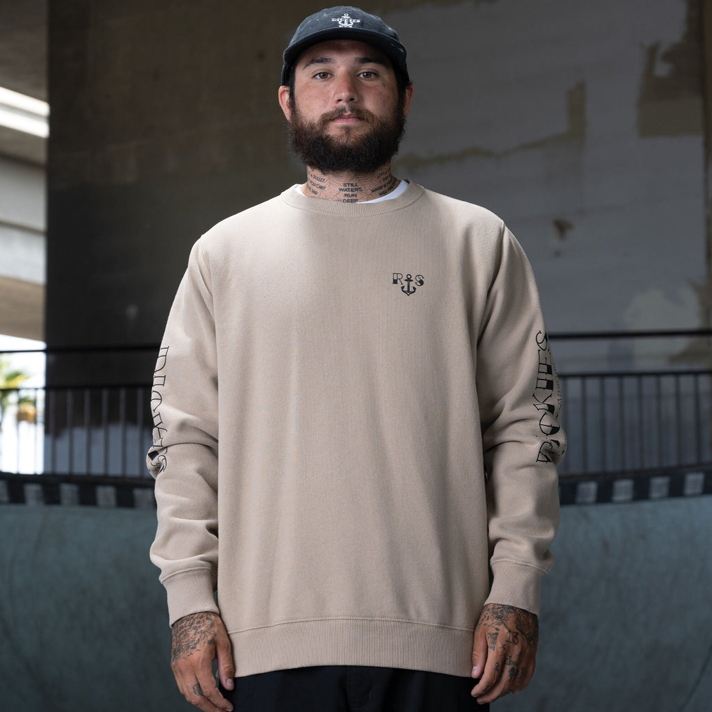 Dickies Ronnie Sandoval Relaxed Fit Sweatshirt - Desert Sand by Skates USA