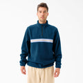 Dickies Tom Knox Quarter Zip Fleece - Deep Blue by Skates USA