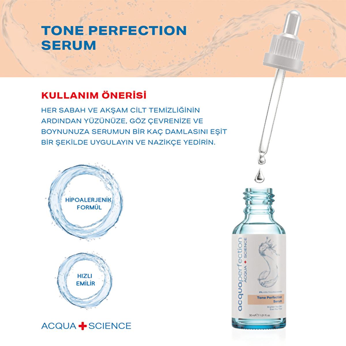 Acqua Perfection Skin Tone Correction Serum with Alpha Arbutin - Brightens, Evens Skin Tone, Reduces Hyperpigmentation