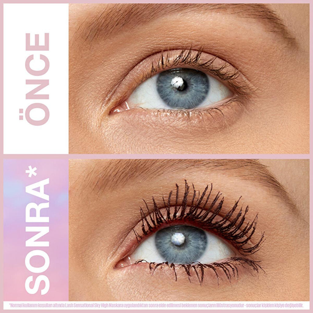 Maybelline New York Lash Sensational Sky High Burgundy Haze Mascara - Long-Lasting Volume & Length