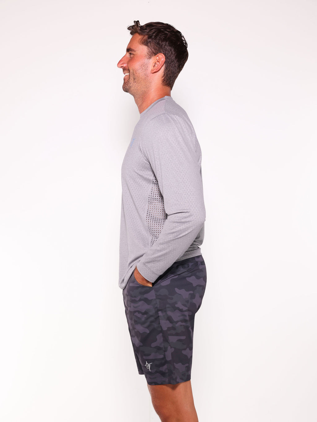 White Water Life NautiFlex Performance Tee — side view