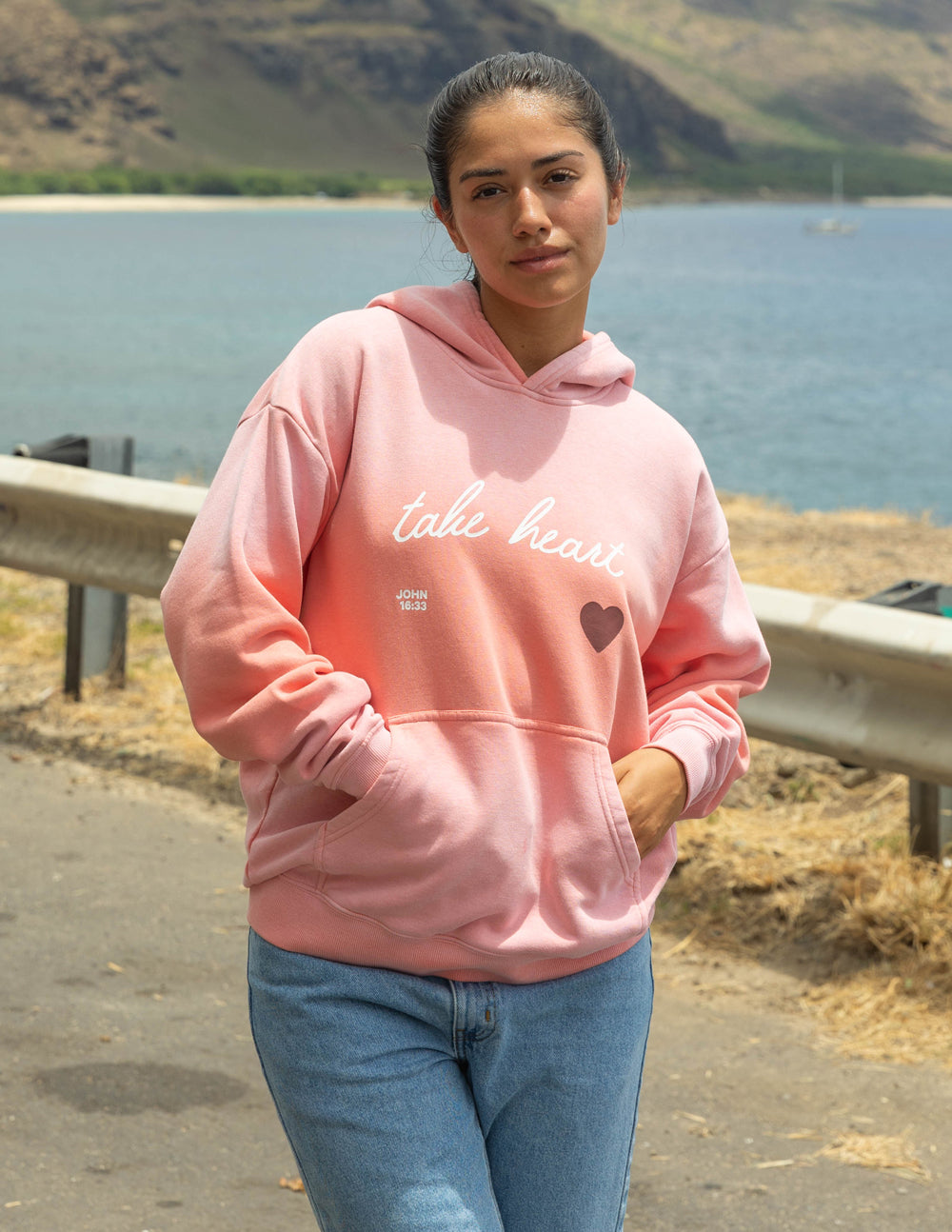 Elevated Faith Take Heart Unisex Hoodie — hoodie category context
