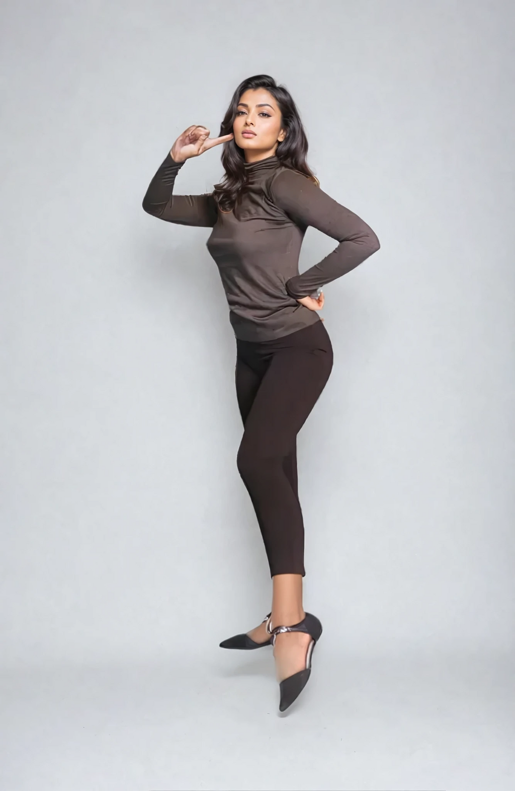 Buki Take-Out Turtleneck Shirt — alternative angle