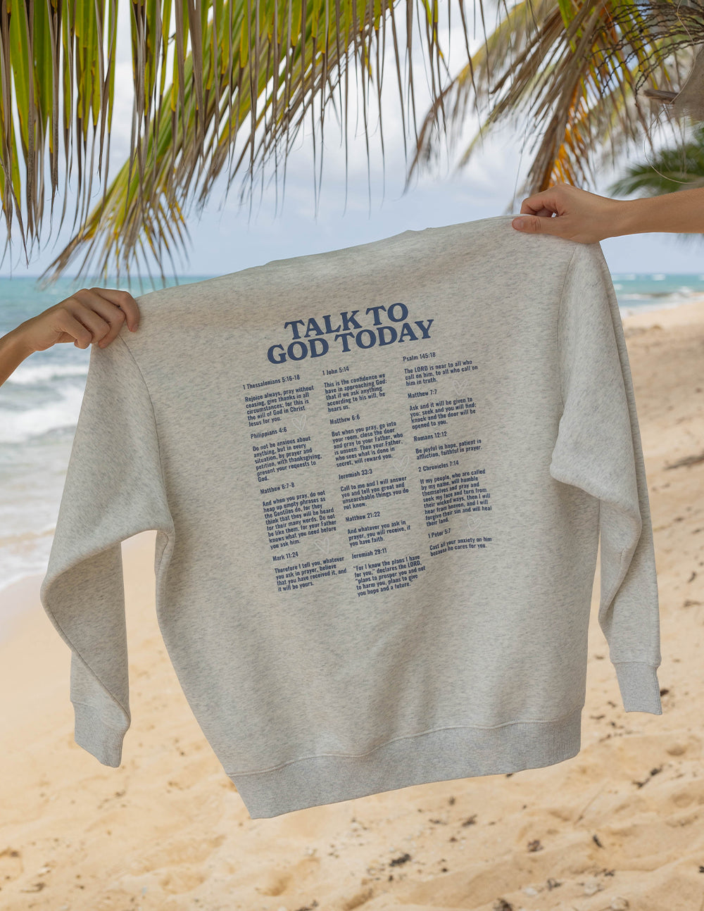 Elevated Faith Talk to God Unisex Crewneck — main product shot