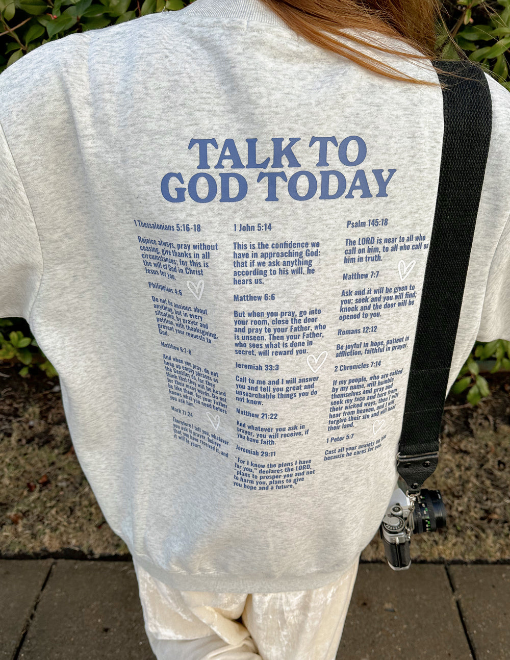 Elevated Faith Talk to God Unisex Crewneck — feature highlight