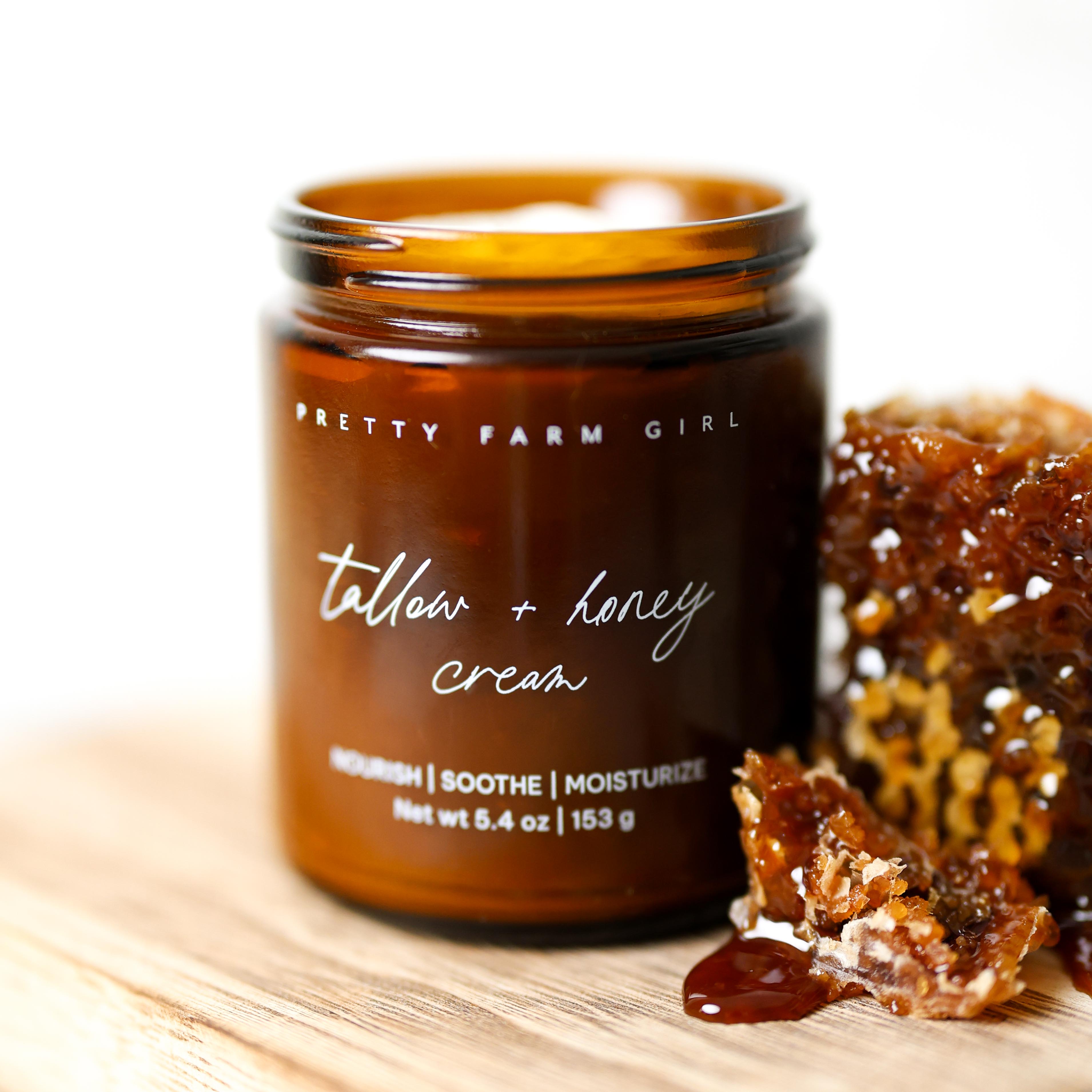 Pretty farm girl Fragrance Free Tallow + Honey Cream for Sensitive Skin — alternative angle