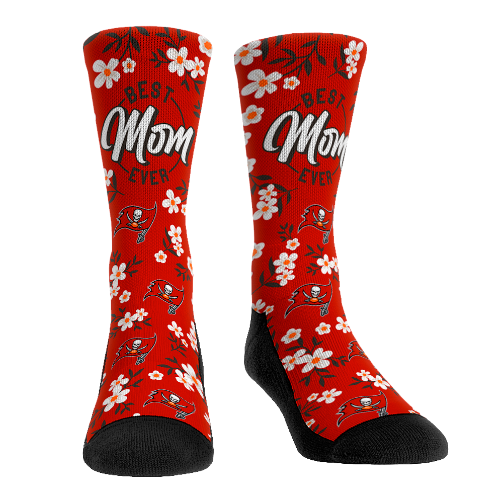 Rock 'Em Socks Rock 'Em Socks Tampa Bay Buccaneers - Best Mom Floral — main product shot