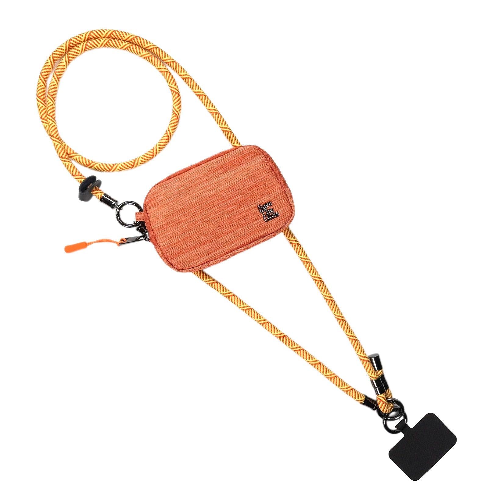 SaveTheGirls Active Crossbody w/RFID Pouch Single Rope — color detail
