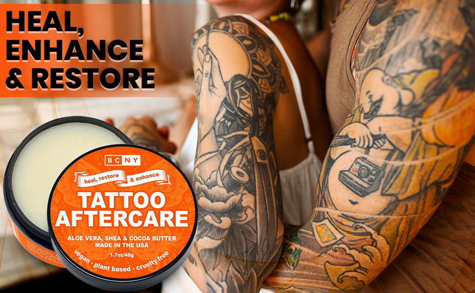 BodyCandy 6-Pack Body Candy Tattoo Aftercare Tattoo Balm — product on model