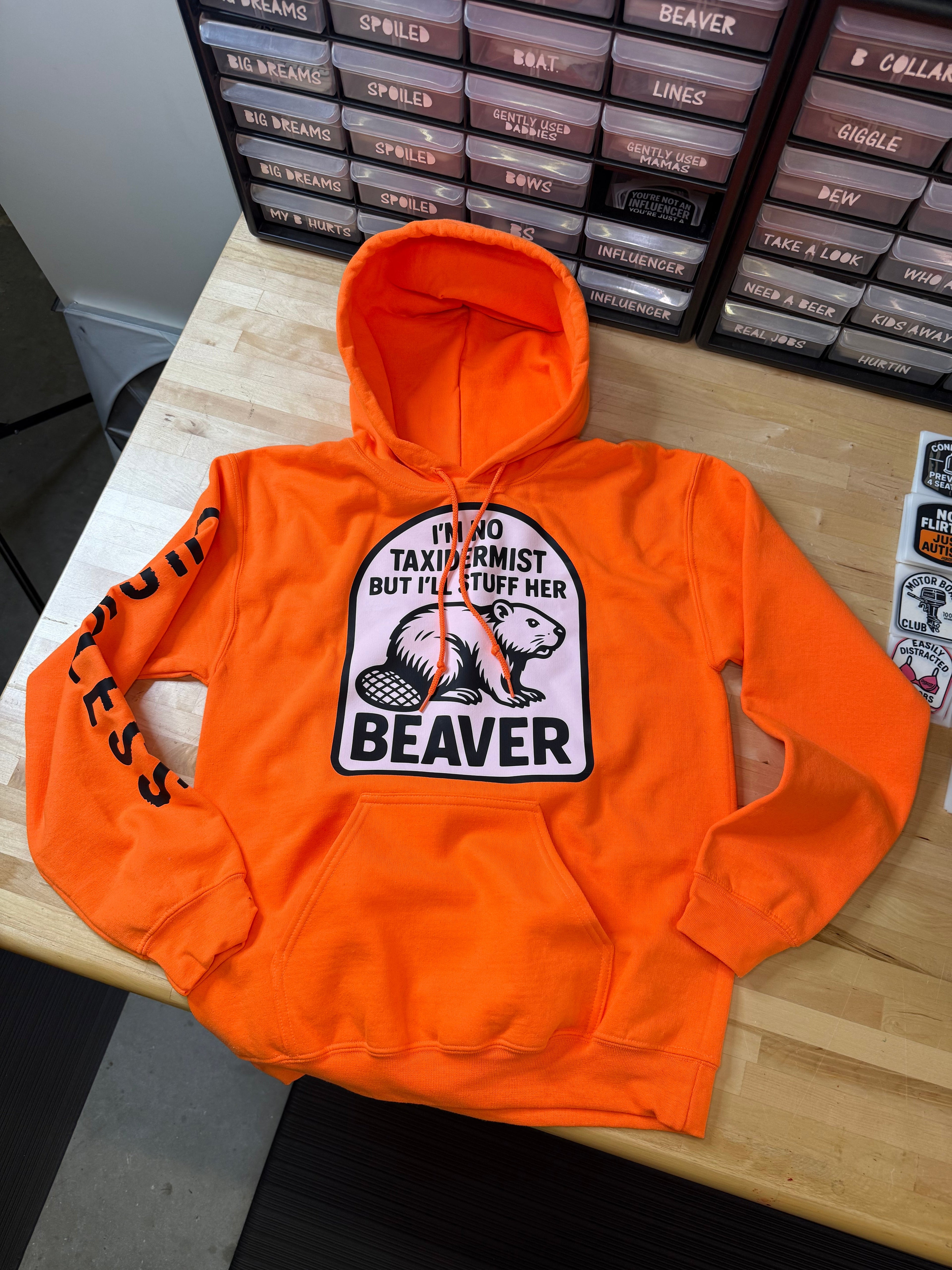 Luckless Outfitters Taxidermist Hoodie — side view