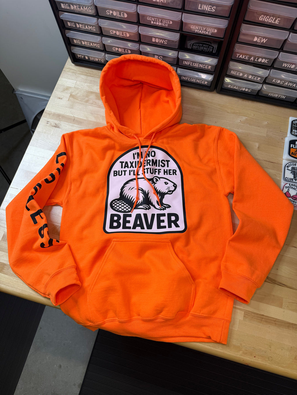 Luckless Outfitters Taxidermist Hoodie — back view