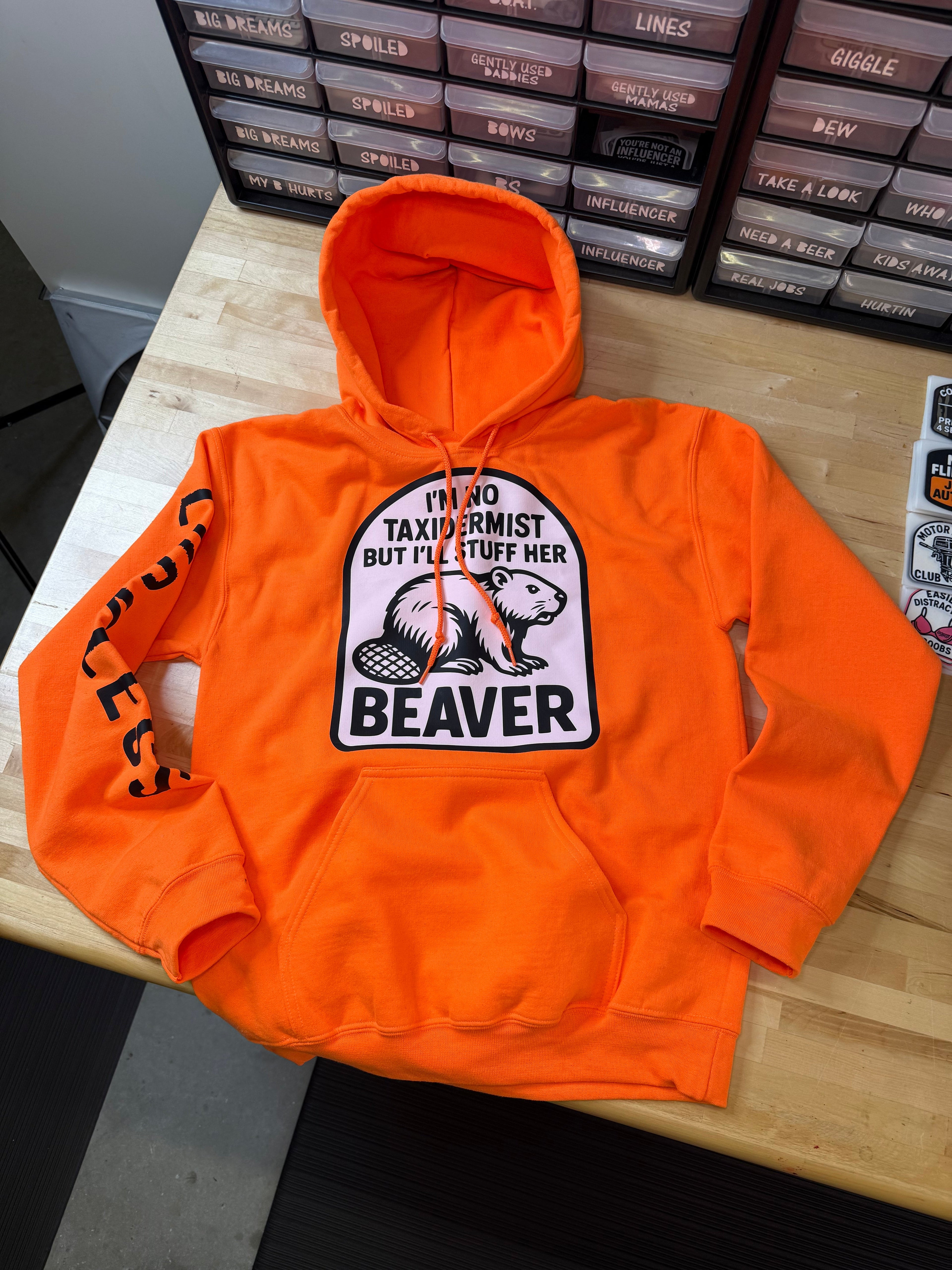 Luckless Outfitters Taxidermist Hoodie — back view