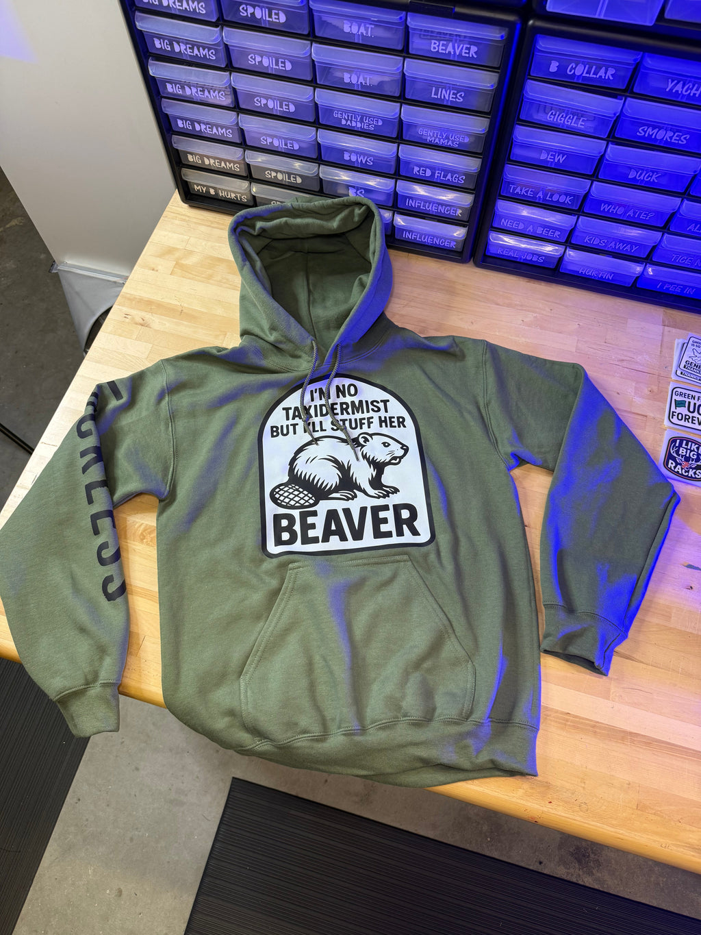 Luckless Outfitters Taxidermist Hoodie — alternative angle