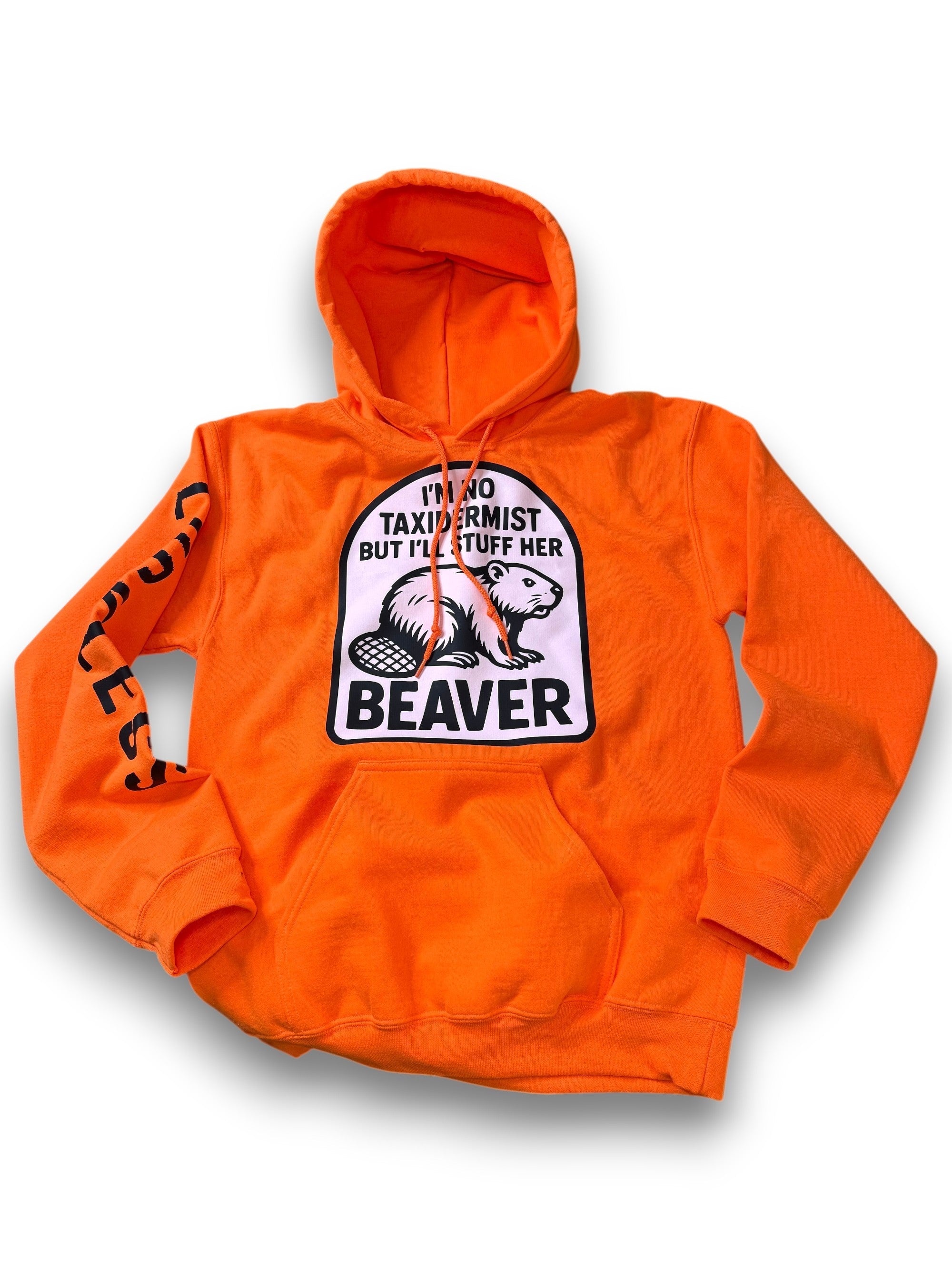Luckless Outfitters Taxidermist Hoodie — detail close-up