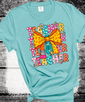A Blessed Texas Mess Boutique A Blessed Texas Mess Boutique Back to school Teacher Pencil Coquette Bows — main product shot