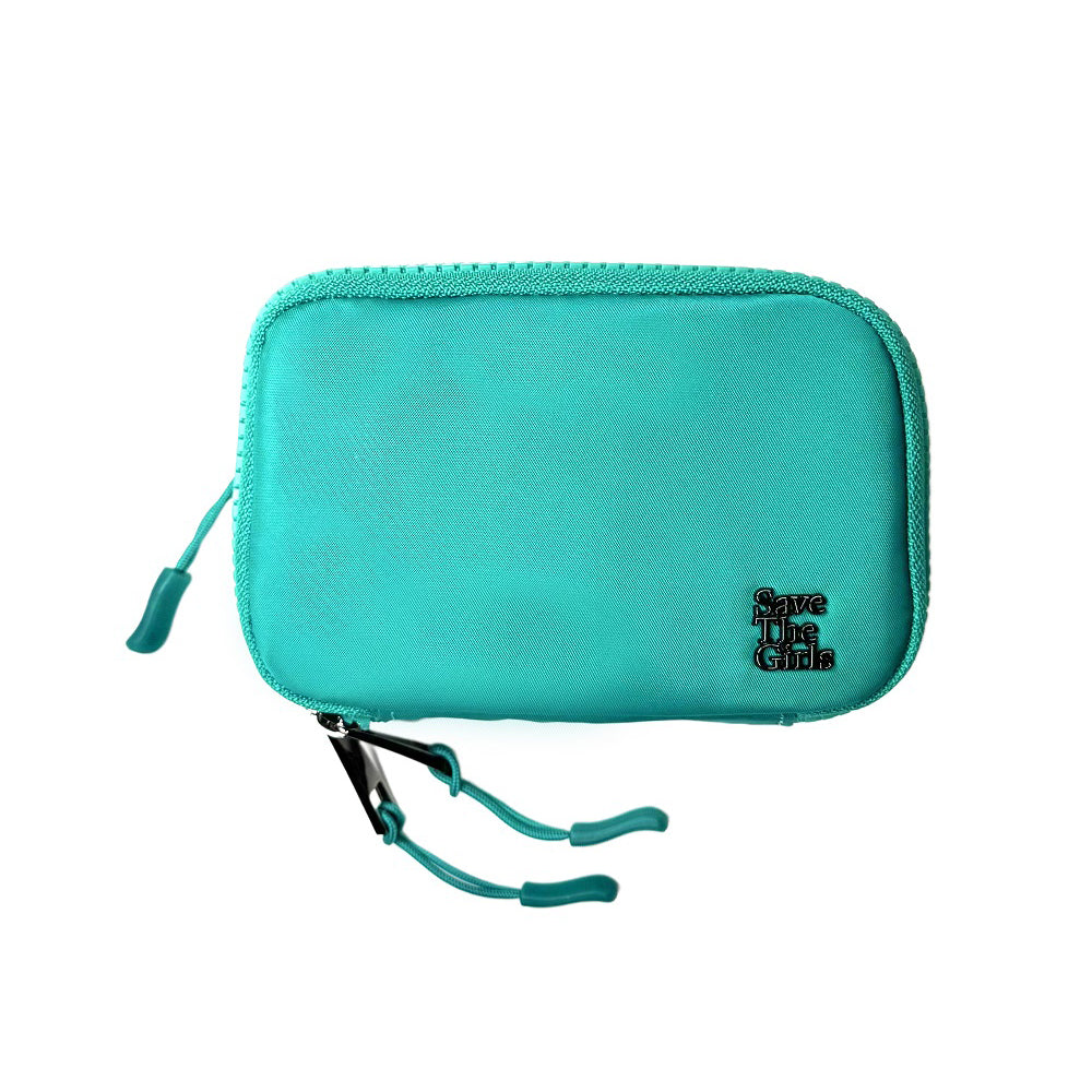 SaveTheGirls Active Recycled RFID Double Pouch — main product shot