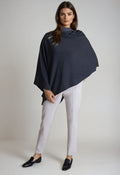 Buki Tech Poncho - Charcoal Gray — main product shot