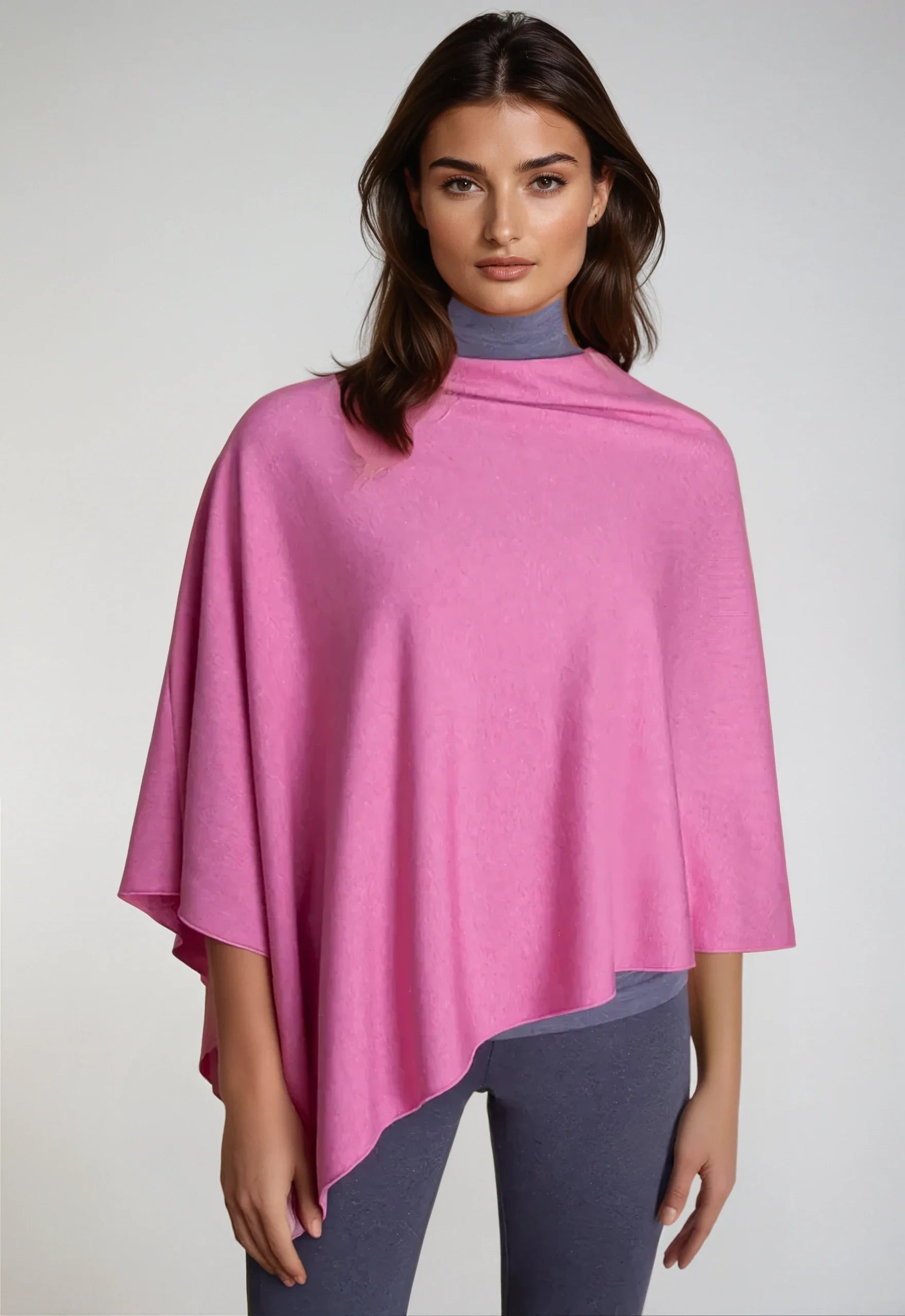 Buki Tech Poncho - Pink — main product shot