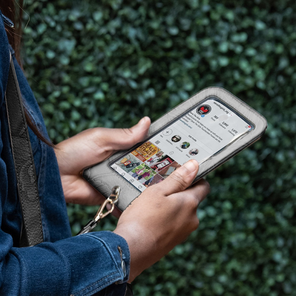 SaveTheGirls Floral Tote W/Crossbody — lifestyle context