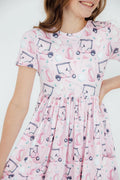 Mila & Rose ® Tee Time S/S Pocket Twirl Dress — main product shot