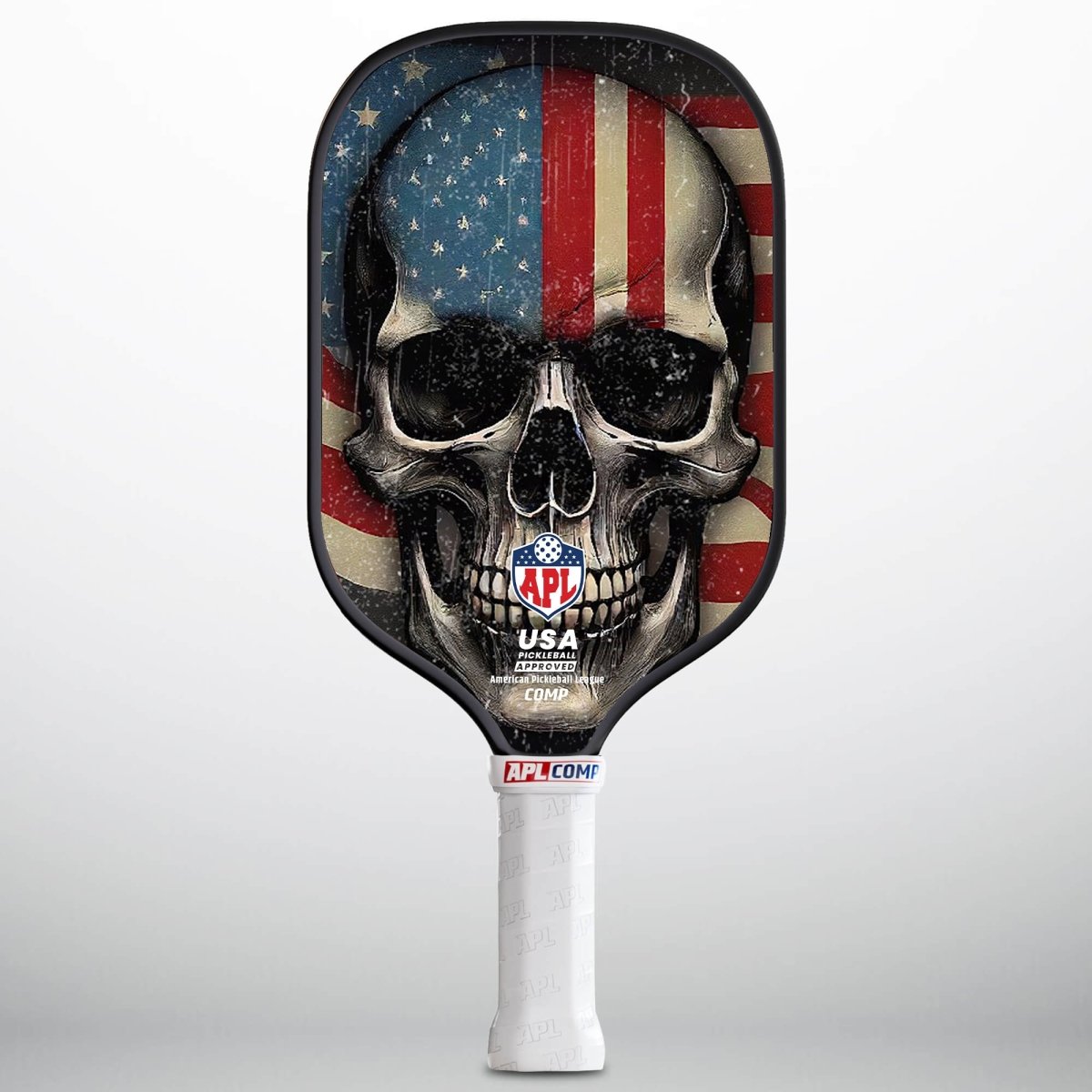 APL - Skull Flag Pickleball Paddle | 16mm Carbon Fiber | Best Pickleball Paddles | American Pickleball League
