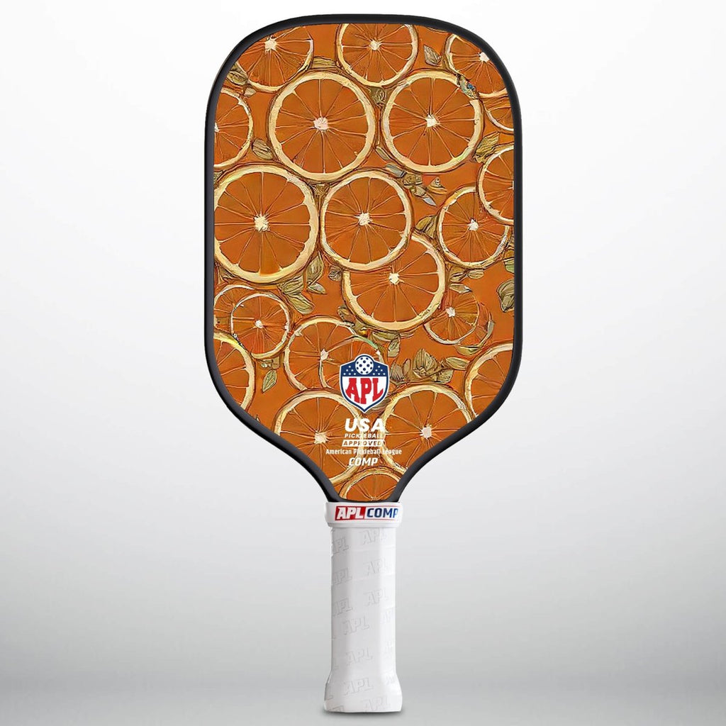 APL - Orange Slices Pickleball Paddle | 16mm Carbon Fiber | Best Pickleball Paddles | American Pickleball League