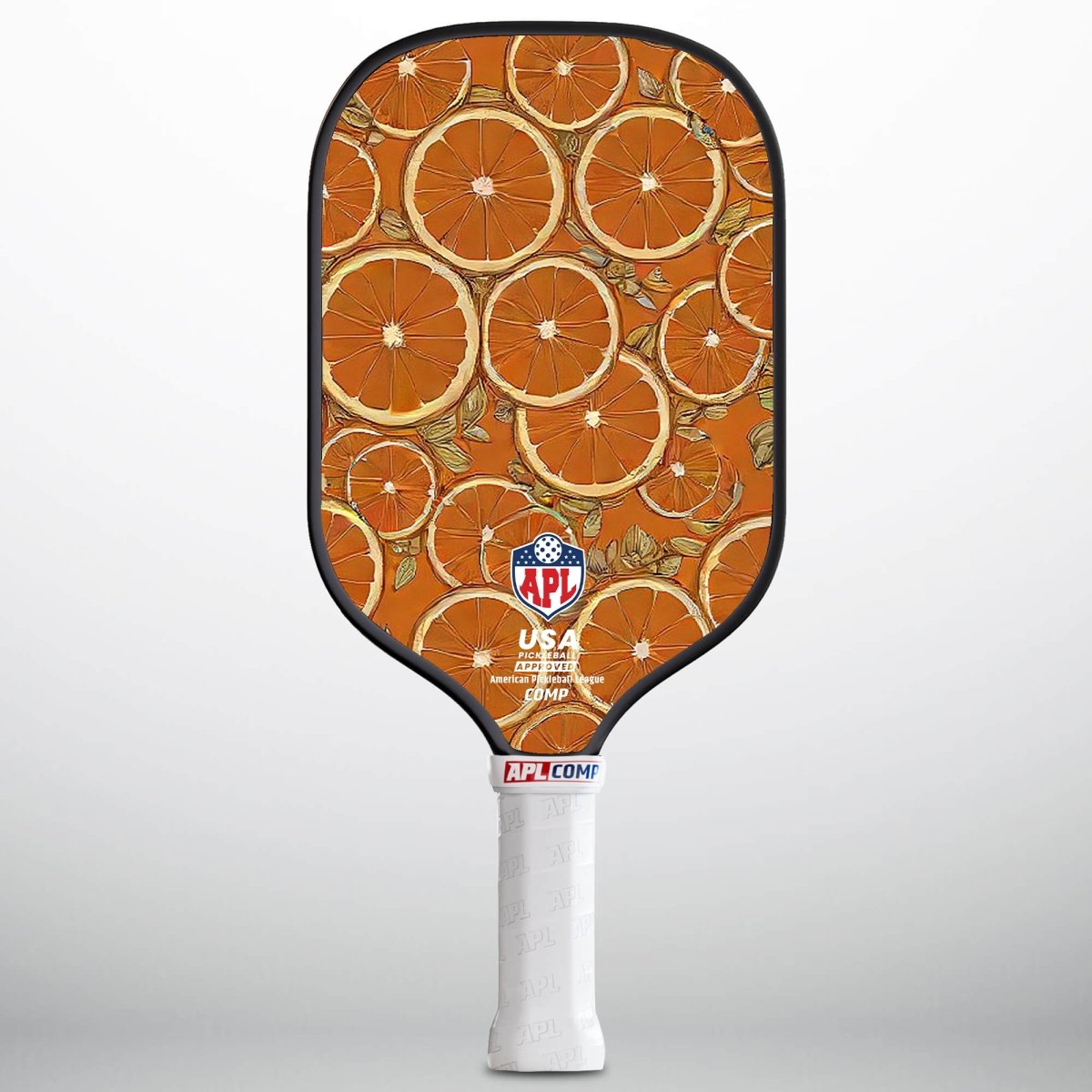 APL - Orange Slices Pickleball Paddle | 16mm Carbon Fiber | Best Pickleball Paddles | American Pickleball League